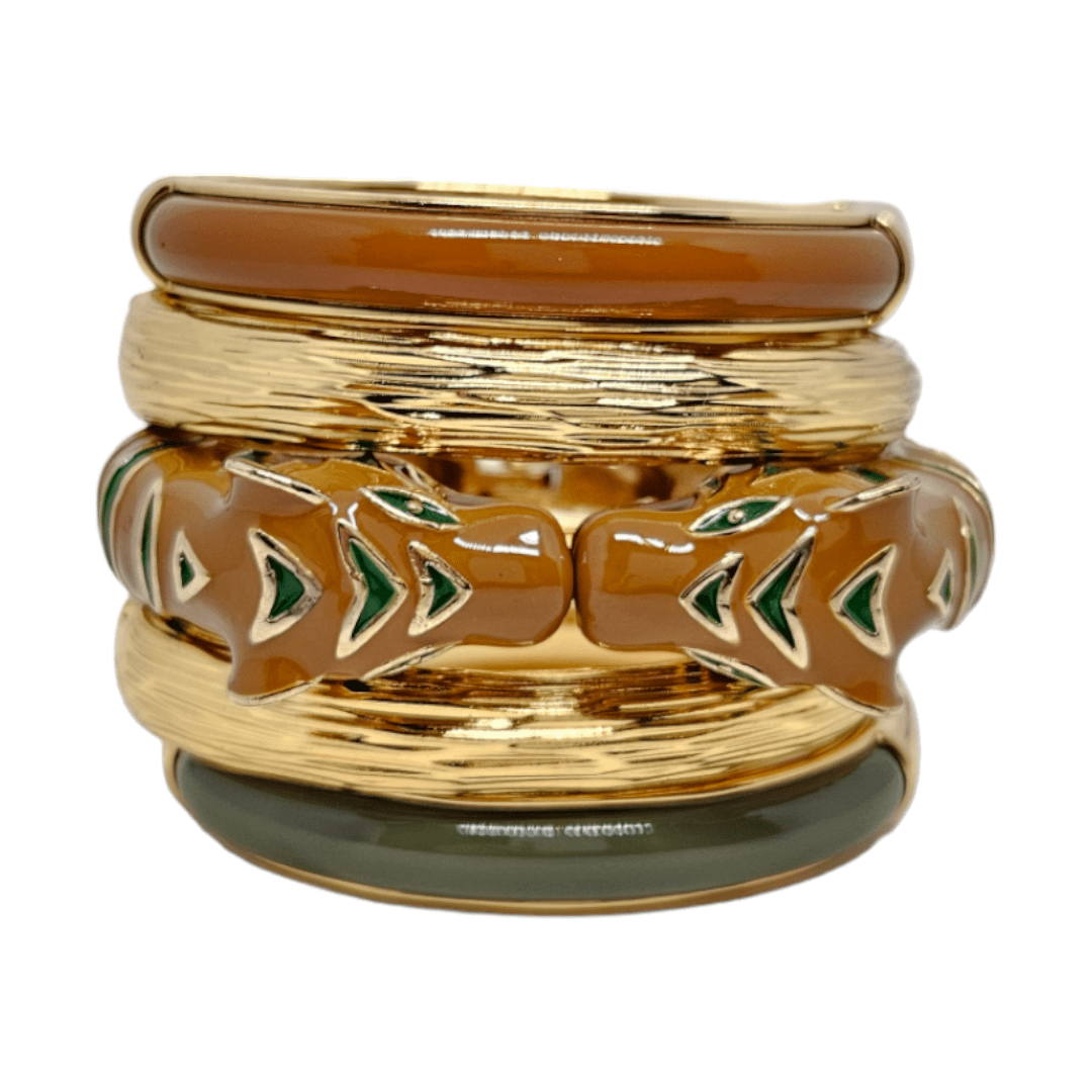 Mix Braceletes Tigre - Ocre