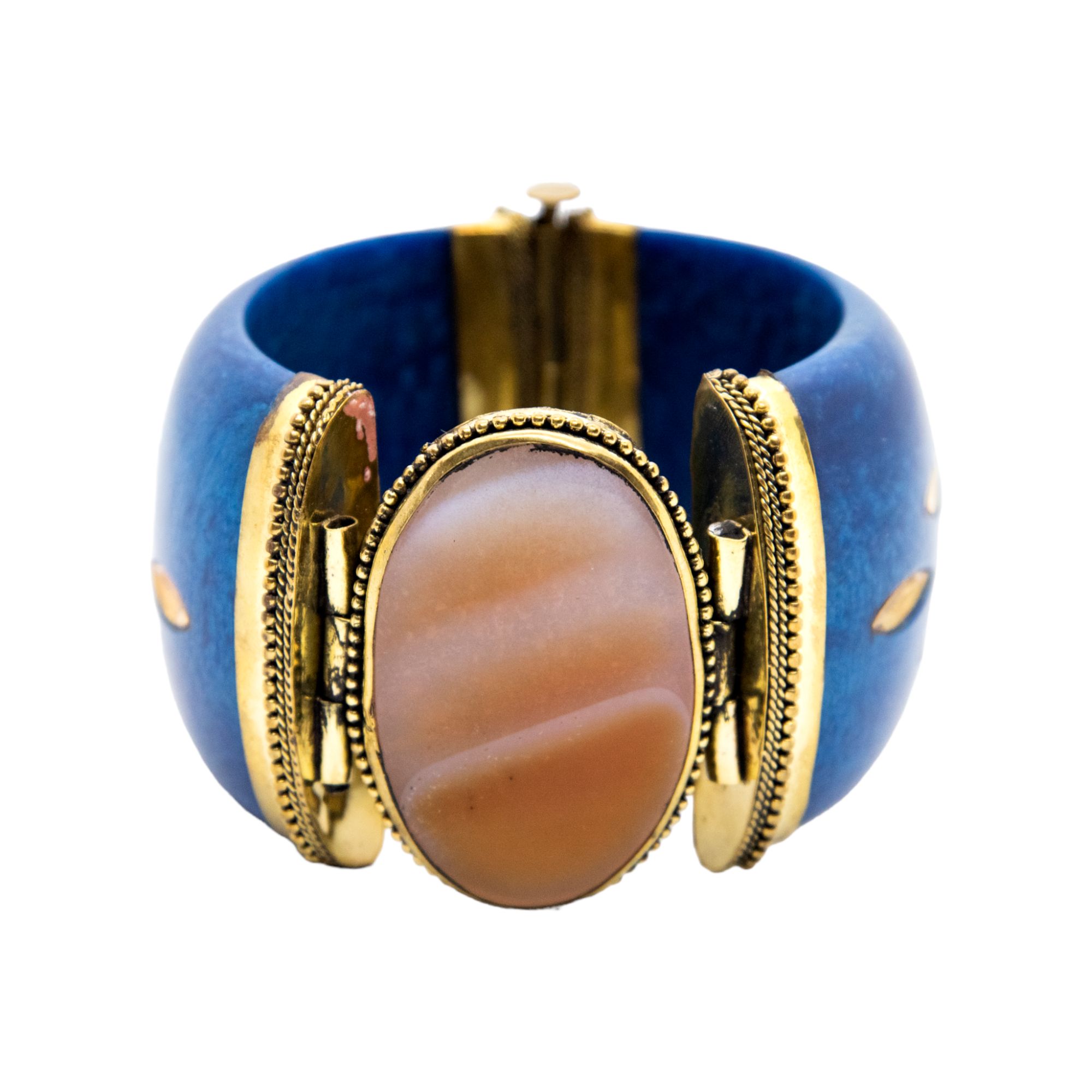 Bracelete Turco Resina com Pedra  