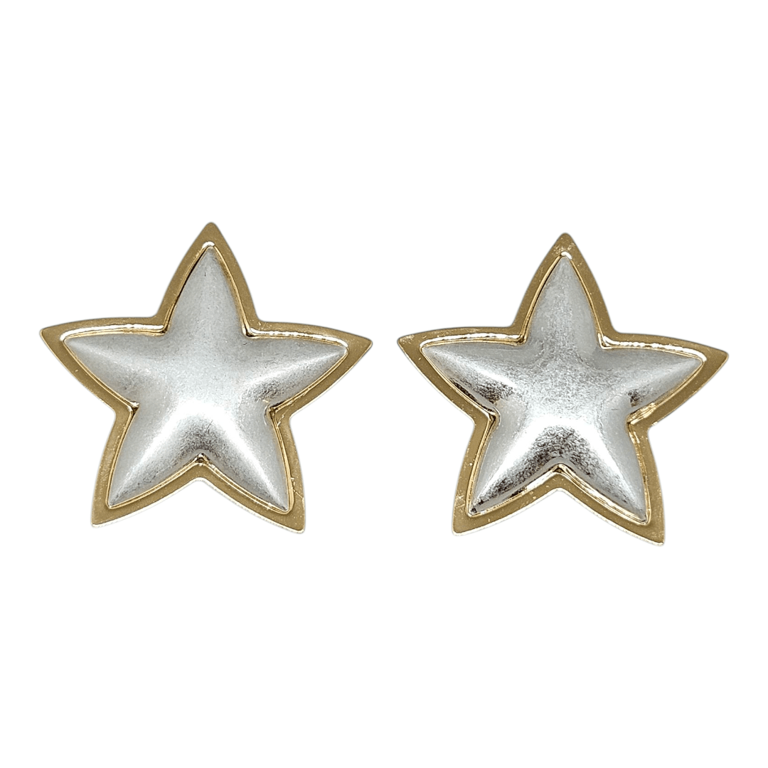 Brinco Estrela Fosco 2 banhos