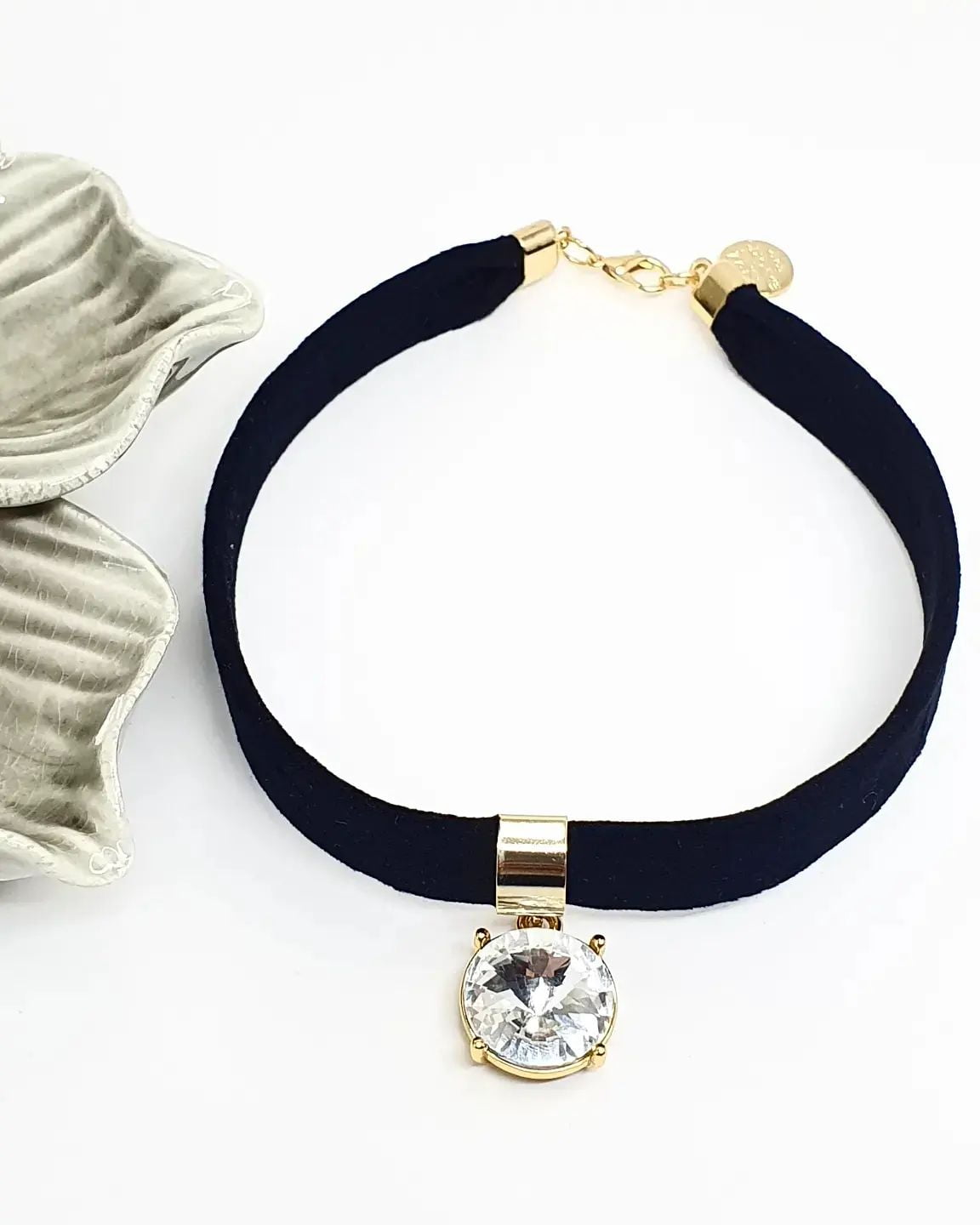 Choker Veludo Cristal