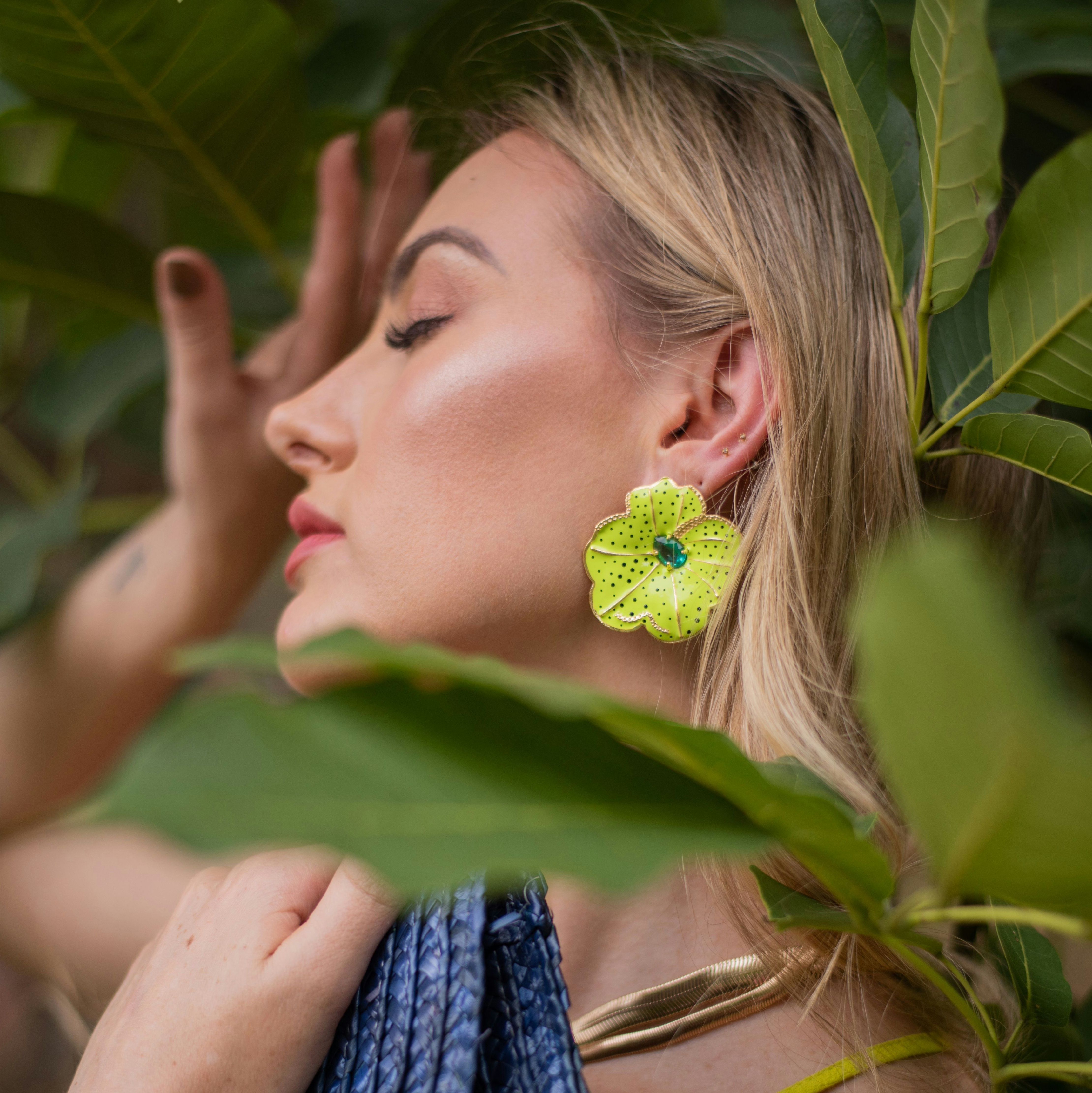 Brinco Flor Michelle