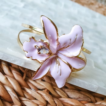 Bracelete Orquídea Lilás