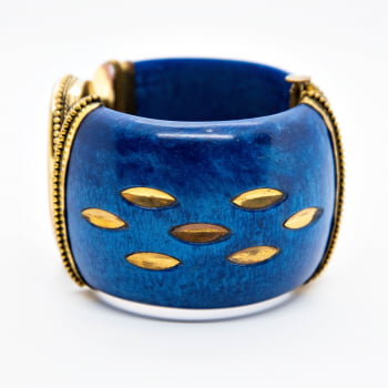 Bracelete Turco Resina com Pedra 