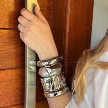 Bracelete Corrente Prata G