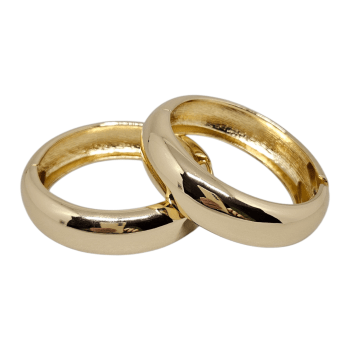 Bracelete Dourado Liso M