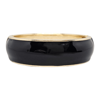 Bracelete Esmaltado Preto 