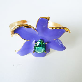 Bracelete Flor Isadora - Roxo