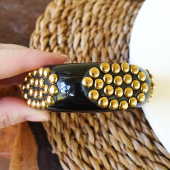 Bracelete Turco Letícia - Detalhes Dourado