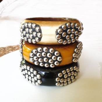 Bracelete Dilara - Detalhes Prata