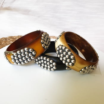 Bracelete Dilara - Detalhes Prata