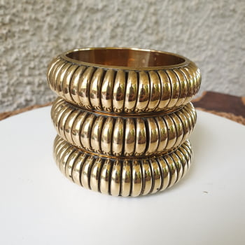 Bracelete Indiano Neide - Dourado M
