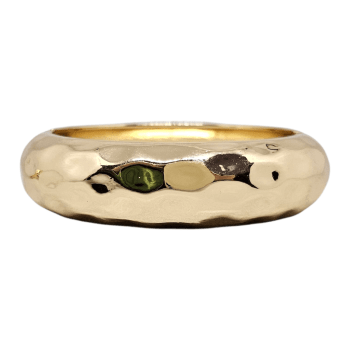Bracelete Martelado Dourado M 
