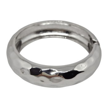 Bracelete Martelado Prata M