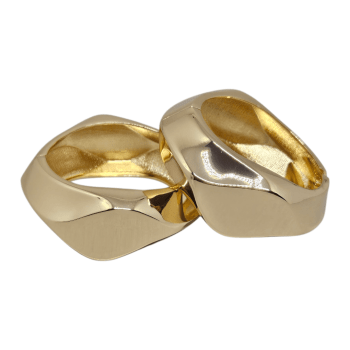 Bracelete Orgânico Dourado