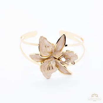 Bracelete Orquídea Nude