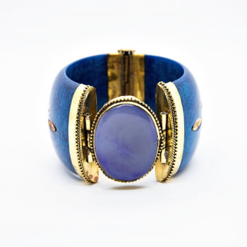Bracelete Turco Resina com Pedra