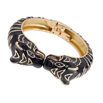 Bracelete Esmaltado Tigre