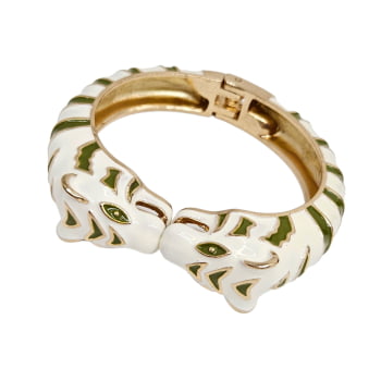 Bracelete Esmaltado Tigre