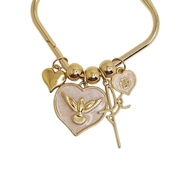 Bracelete Penduricalhos Fé