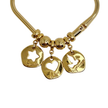 Bracelete Penduricalhos Sucesso 