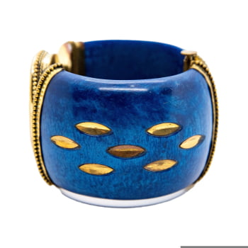 Bracelete Turco Resina com Pedra  