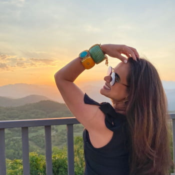 Bracelete Turco Resina com Pedra  