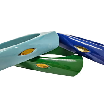 Mix Resina - 3 braceletes