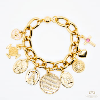 Pulseira Penduricalhos Fé