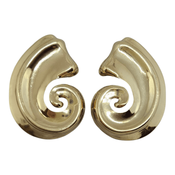 Brinco Caracol Dourado