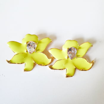 Brinco Flor Isadora - Lima