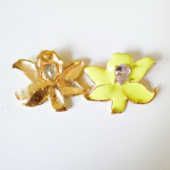 Brinco Flor Isadora - Lima