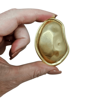 Brinco Orgânico Fosco - Dourado