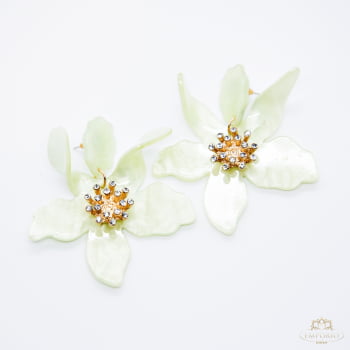 Brinco Orquídea Resina