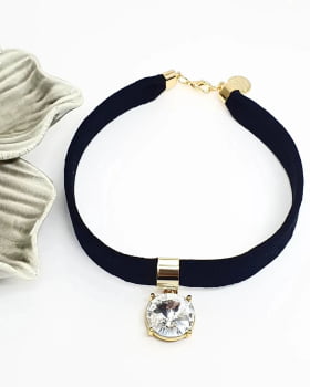 Choker Veludo Cristal