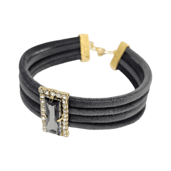 Choker Veludo Cristal 