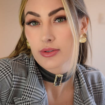 Choker Veludo Cristal 