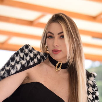 Choker Veludo Organic - Preta