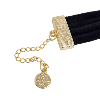 Choker Veludo Organic - Preta