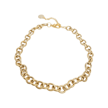 Mix Choker  Malha Metal com Cristal - 2 peças