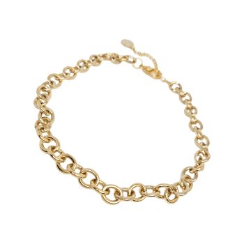 Mix Choker  Malha Metal com Cristal - 2 peças
