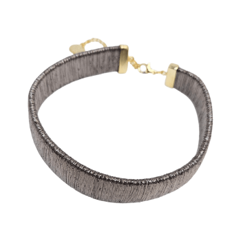Choker Malha Metal - 1 peça