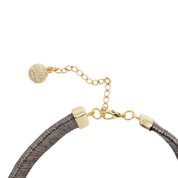 Choker Malha Metal - 1 peça
