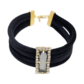 Choker Veludo Cristal 
