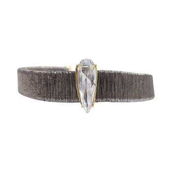 Compô Choker Cristal Grafite - 3 peças