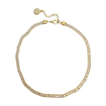 Compô Choker Cristal Grafite - 3 peças