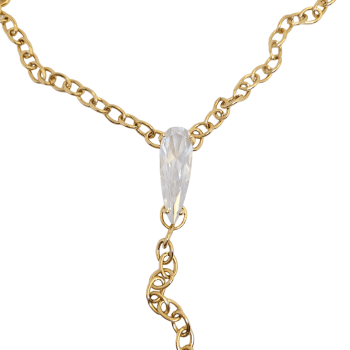 Compô Choker Cristal Preta - 3 peças