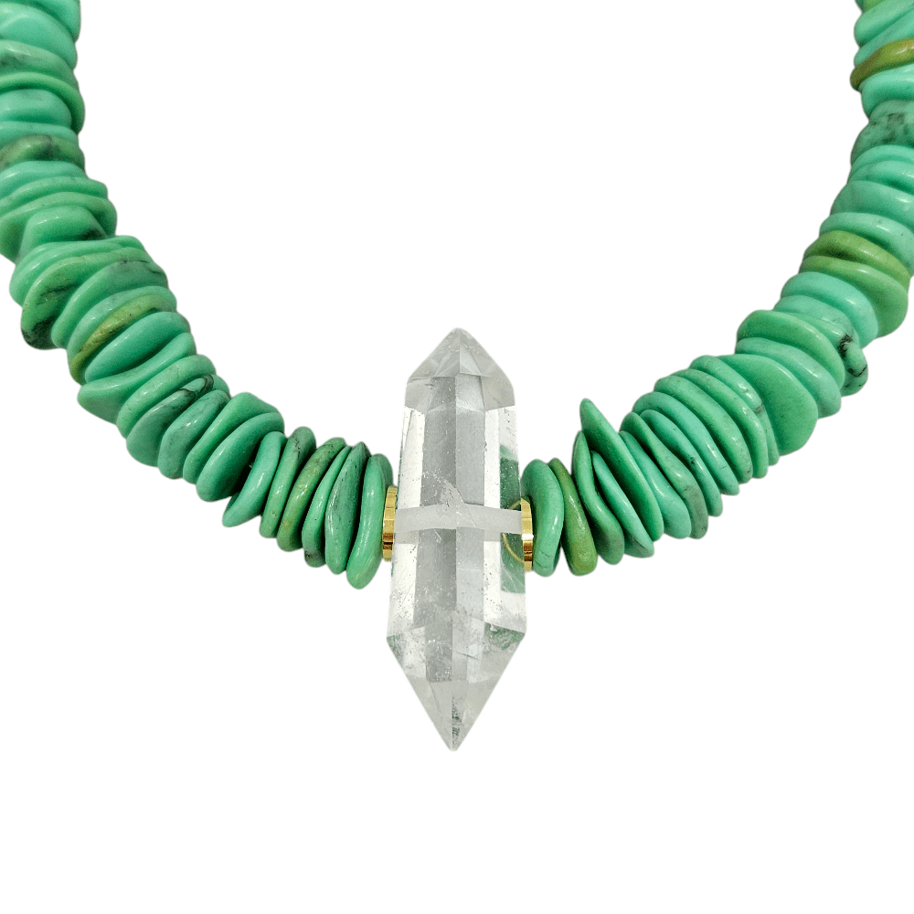 Mix Howlita Verde e Cristais