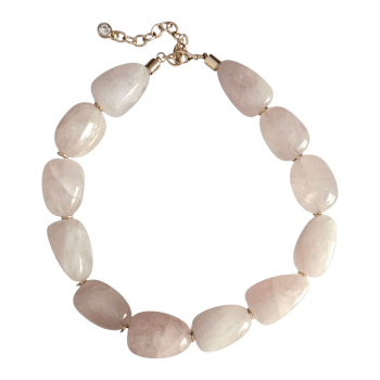 Mix Quartzo Rosa, Jade e Pérola 