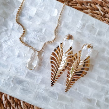 Conjunto Cristal Transparente 