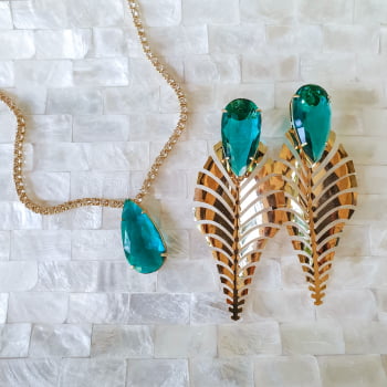 Conjunto Cristal Verde
